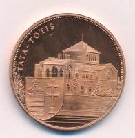 2000. "MILLENNIUM CORONATIONIS S. STEPHANI PROTOREGIS HUNGARIAE / Tata - Totis" bronz emlé...