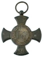 1916. "Vas Érdemkereszt" hadifém kitüntetés mellszalag nélkül T:XF Hungary 1916. "Iro...