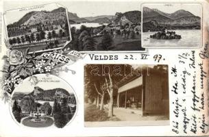 1897 Veldes with Restaurant Litho