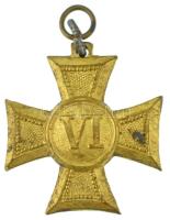 1923. III. osztályú Legénységi Szolgálati Jel bronz kitüntetés mellszalag nélkül T:XF,VF Hungary 1923. Distinction for Long Service for the Soldiers, 3rd Class bronze decoration without ribbon C:XF,VF NMK 357.