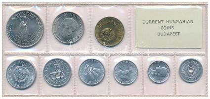 1973. 2f-10Ft (9xklf) érmés forgalmi sor fóliatokban T:UNC,AU 
Adamo FO6