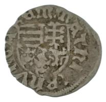 1482-1490. Denár Ag "I. Mátyás" (0,48g) T:VF Hungary 1482-1490. Denar Ag "Matthias I&...
