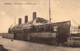 Hamburg Vaterland huge steamship