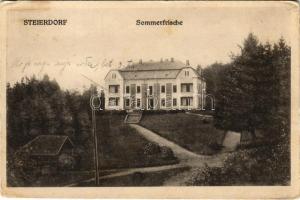 1926 Stájerlak, Steierlak, Stájerlakanina, Steierdorf, Anina; Sommerfrische / nyaraló. Ferdinand Ber...