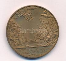Lebó Ferenc (1960-) 1994. Atilla találkozása Nagy Szent Leó Pápával / Szent István kétoldalas bronz emlékérem (42,5mm) T:UNC,AU