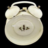 Prim svájci óriás vekker óra, fém háttal m: 25 cm Működő, jó állapotban