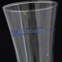 6 db Pernod üveg pohár, hibátlan 16 cm