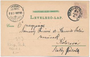 1899 (Vorläufer) Sepsiszentgyörgy, Sfantu Gheorghe; Fiú árvaház, Szabadság tér, piac, Székely Mikó k...