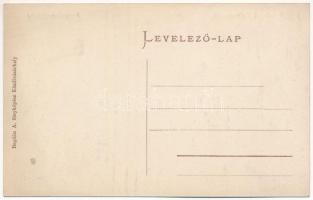 Gelence, Ghelinta; Zernyei fűrésztelep, iparvasút, gyár. Bogdán A. fényképész / Zarna sawmill, indus...