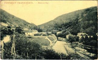 1913 Oravicabánya, Oravica, Oravicza, Oravita; Bányavölgy. W.L. Bp. 1212. / mine valley (EK)