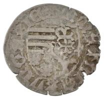 1468-1470. Denár Ag "I. Mátyás" (0,51g) T:2- Hungary 1468-1470. Denar Ag "Matthias I&...