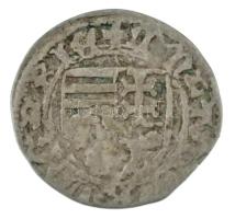 1468-1470. Denár Ag "I. Mátyás" (0,66g) T:2- Hungary 1468-1470. Denar Ag "Matthias I&...