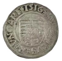 1516K-G Denár Ag "II. Lajos" (0,63g) T:XF patina Hungary 1516K-G Denar Ag "Louis II&q...