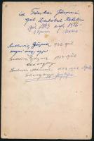 cca 1900-1910 Id. Fácskai Jánosné Zinhobel Katalin portrófotója, keményhátú fotó Babar Ferenc tordai...