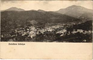 1918 Zalatna, Zlatna; látkép. Folberth Vilmos kiadása / general view (EK)