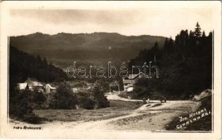 Kovászna-fürdő, Baile Covasna; Izvorul Horgas / Horgas gyógyforrás / spa, spring source. Neuhasuer photo