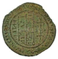 1172-1196. Kufikus rézpénz Cu "III. Béla" (1,19g) T:VF Hungary 1172-1196. Copper Coin with...