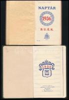 1936-1941 3 db zsebnaptár