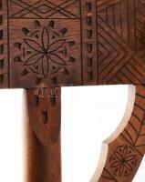 19. sz vége, Anglia, old-saxon stílusú viktoriánus "Turners" székpár. Faragott tölgyfa, fu...