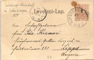 1899 (Vorläufer) Vízakna, Salzburg, Ocna Sibiului; fürdő. Karl Graef kiadása / spa, bath (fl)