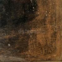 Nagy István (1873-1937): Női portré. Szén, papír. Jelezve jobbra lent. Üvegezett fakeretben. 42,5x29...