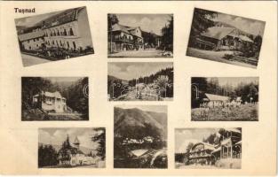 Tusnádfürdő, Baile Tusnad; mozaiklap. Oscar adler felvétele / multi-view postcard