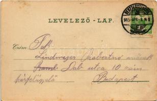 1915 Besztercebánya, Banská Bystrica; Hengermalom, Erzsébet templom és zárda. Machold F. kiadása / m...