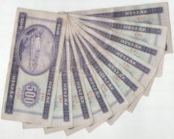 1975. 500Ft (10x) mind különféle sorozatszámmal "E 017 - E 625" között T:F,VG
Adamo F41