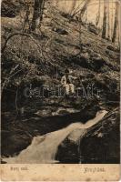 1909 Menyháza, Monyásza, Moneasa; Boraj esés, vízesés / waterfall (fl)