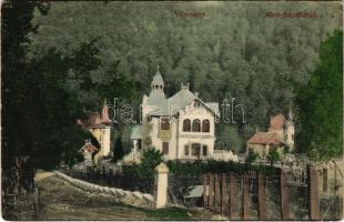 1910 Menyháza, Monyásza, Moneasa; Villa részlet. Fái Károly kiadása / spa, villas (EB)