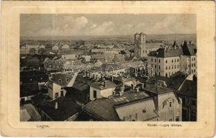 Lugos, Lugoj; Román-Lugos látképe / general view (Rb)