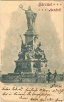 1899 (Vorläufer) Arad, a 13 vértanú szobra. Bloch H. kiadása / monument (EB)