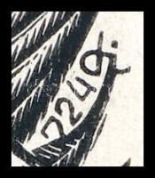 Olvashatatlan jelzéssel: Ex libris Dr. Kertész Dénes, fametszet, papír, 7,5×5 cm