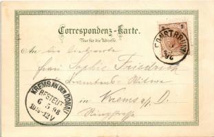 1898 (Vorläufer) Ernstbrunn, Schloss Vordre Ansicht, Altes Schloss, Pest Säule / castle, monument. A...