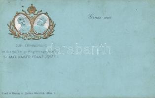 1898 Franz Joseph anniversary Emb. (so. Stpl)