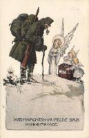 Christmas on field WW. I. military Litho s: Kutzer