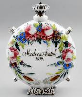 Pruzsinszky J. és Fia - Bélapátfalva, 1910, Medves Antal felirattal, Díszkulacs. Alján jelzett, raga...