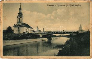 Temesvár, Timisoara; Gyárváros, görögkeleti román templom / Fabric, Romanian Orthodox church (EK)