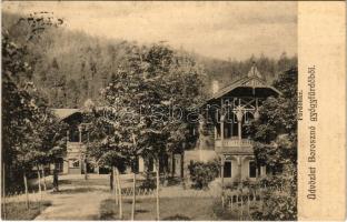 Borosznófürdő, Brusno-kúpele (Borosznó, Brusznó, Brusno); Fürdőház. Lechnitzky O. fényképész 206. sz. / spa, bathhouse (EK)