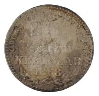 1868GYF 10kr Ag "Magyar Királyi Váltó Pénz" T:F patina Adamo M10.1