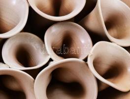 Berzy Katalin (1947- ): Kálacsokros dísztál. Kerámia, jelzett, d: 46 cm, m: 10 cm CSAK SZEMÉLYES ÁTV...