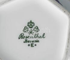 Rosenthal váza. Kézzel festett, jelzett, minimális kopással 12,5 cm