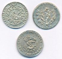 1976-1979-1982. "Komárom Megyei Éremgyűjtők" találkozók emlékérmei, 3xklf T:AU,XF