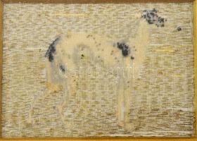 3 db régi, kis méretű goblein keretben 24x19 cm-ig