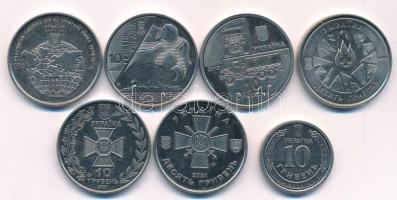 Ukrajna 2018-2021. 10Hr Cu-Ni-Zn (7xklf forgalmi emlékpénz) T:AU
Ukraine 2018-2021. 10 Hryven Cu-Ni...