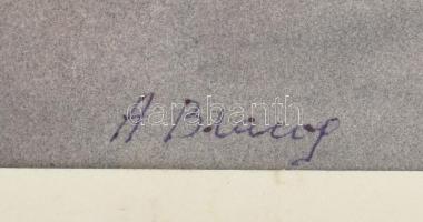 Vlaszov jelzéssel: Párban, Akvarell, papír,. 34x24 cm