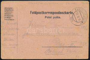 1916 Tábori posta levelezőlap Skutariból küldve. / Field postcard, the sender gives his address as Schiffstation Kommando - Skutari, Montenegro. &quot;FP 228&quot;