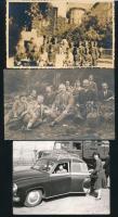 cca 1930-1940 Vegyes fotó tétel, 6 db. Közte 1 db 60-as évekbeli autófotóval, de a többi háború előt...