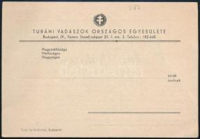 1942 Meghívó Kőrösi Csoma Sándor emlékére tartandó Turáni Vadász-Estre