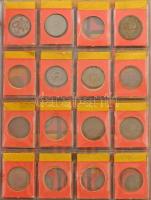 ~120db-os, 19-20. századi érmetétel használt állapotú berakó albumban T:vegyes ~120pcs coin lot, fro...
